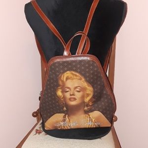 marilyn monroe backpack purse